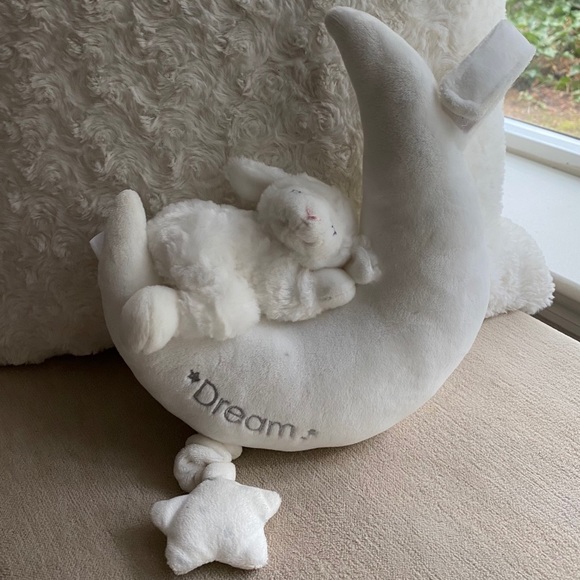 Absolutely Precious GUND BABY WINKY LAMB ON MOON PULL-STRING MUSICAL TOY NWT - Picture 3 of 16